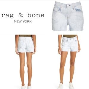 Rag & Bone Women's Light Wash Blue Jean Shorts